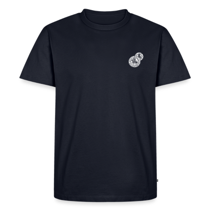 Templer Shirt | Siegel des Templerordens "Zwei Reiter auf einem Pferd" | dunkel | Bio Hoodie - Navy
