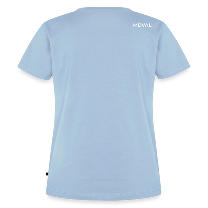 NEUES PROD Bio-Shirt Damen Langes Swertt - Hellblau