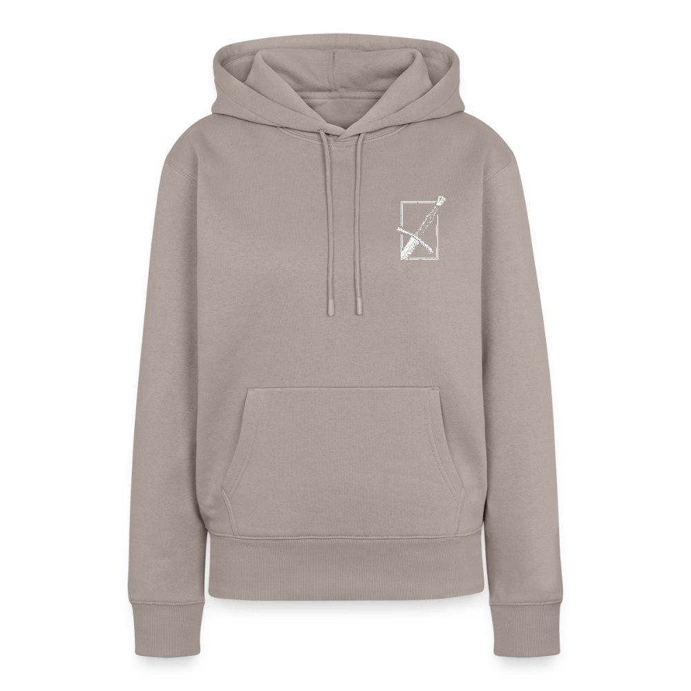 NEUES PROD FRAUEN HOODIE Langes Swertt - Taupe