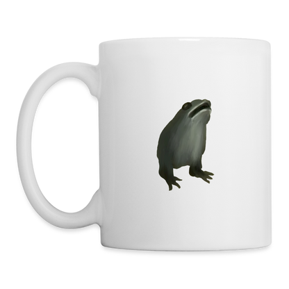 Frosch ohne Arme Marginalie Tasse Mittelalter - Weiß