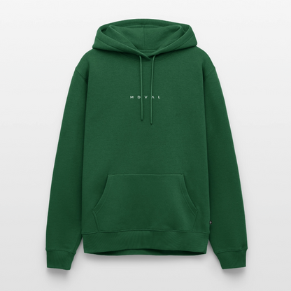 NEUES PROD Männer Premium Hoodie Logo Front - Flaschengrün