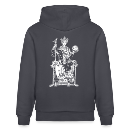 Mittelalterliche Quelle Kaiser Otto III I Bio-Hoodie - Indigoblau