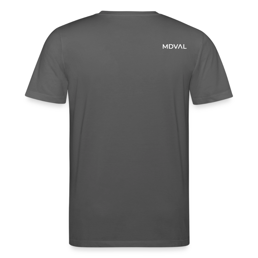 Mittelalterliches Schwert T-Shirt I "langes swertt" I Spätmittelalter I dunkel I Bio-Shirt - Anthrazit