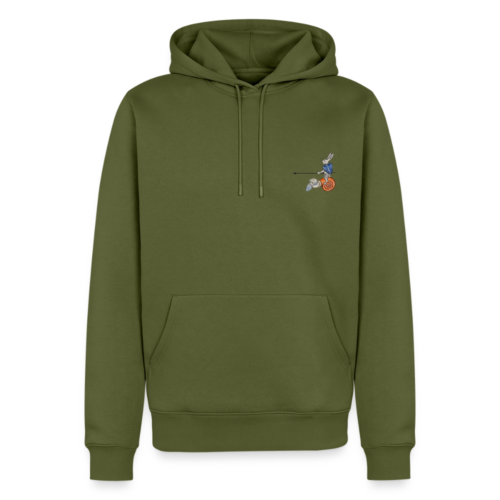 NEUES PROD Männer Premium Hoodie Tjostender Hase - Khaki