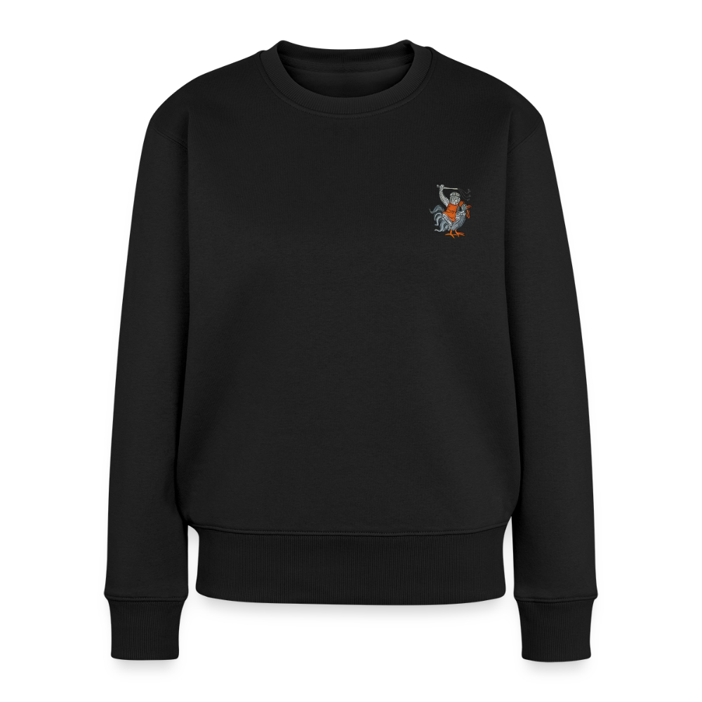 Mittelalterliche Tiere Pullover I Kampfhühnchen - Schwarz