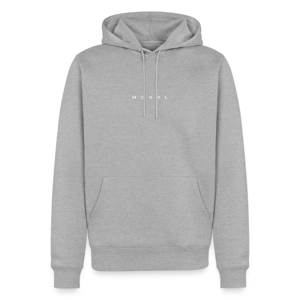 NEUES PROD Männer Premium Hoodie Walther von der Vogelweide - Grau meliert
