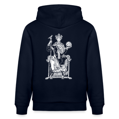 Mittelalterliche Quelle Kaiser Otto III I Bio-Hoodie - Navy