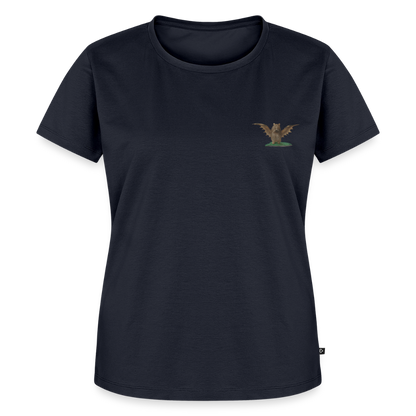 Mittelalterliche Tiere Shirt | Biberfledermaus - Navy