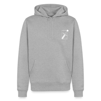 NEUES PROD Männer Premium Hoodie Homi Gehilz - Grau meliert