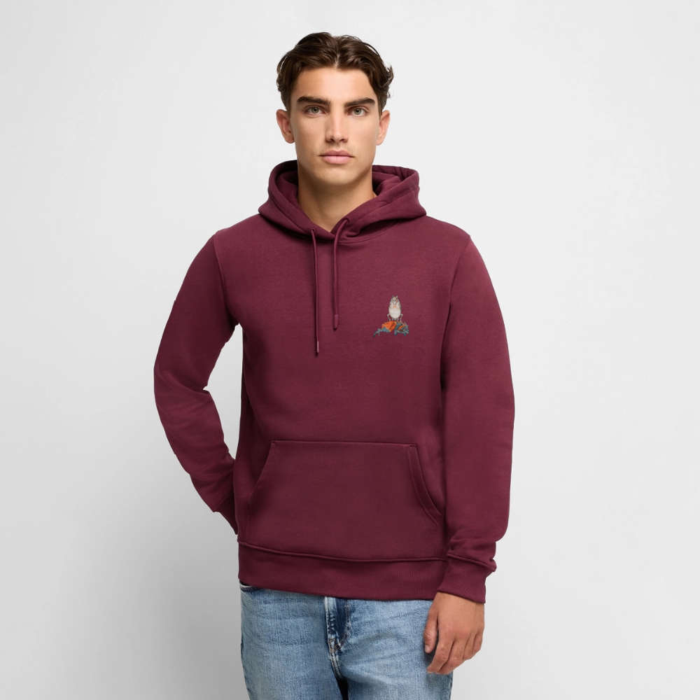 Mittelalterliche Tier Hoodie | Falscher Reiter - Burgunderrot