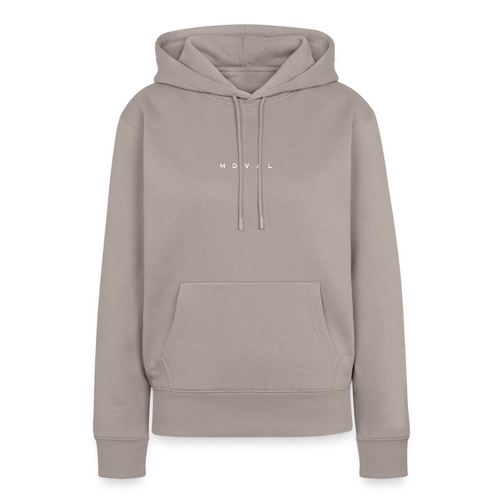 NEUES PROD FRAUEN HOODIE Walther von der Vogelweide - Taupe