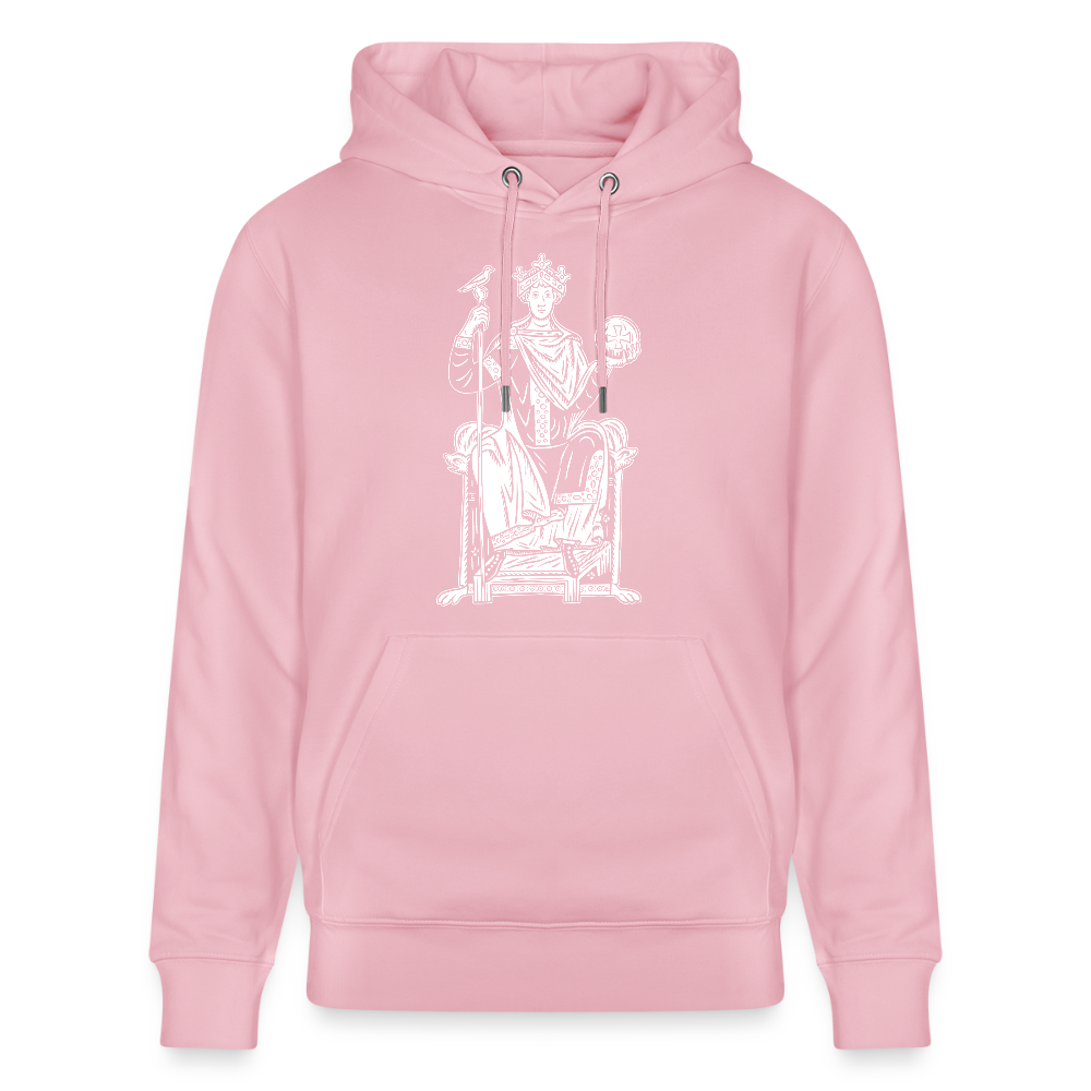 Mittelalterlicher Codex I Kaiser Otto III I front I Bio-Hoodie - Hellrosa