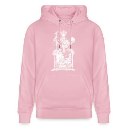 Mittelalterlicher Codex I Kaiser Otto III I front I Bio-Hoodie - Hellrosa