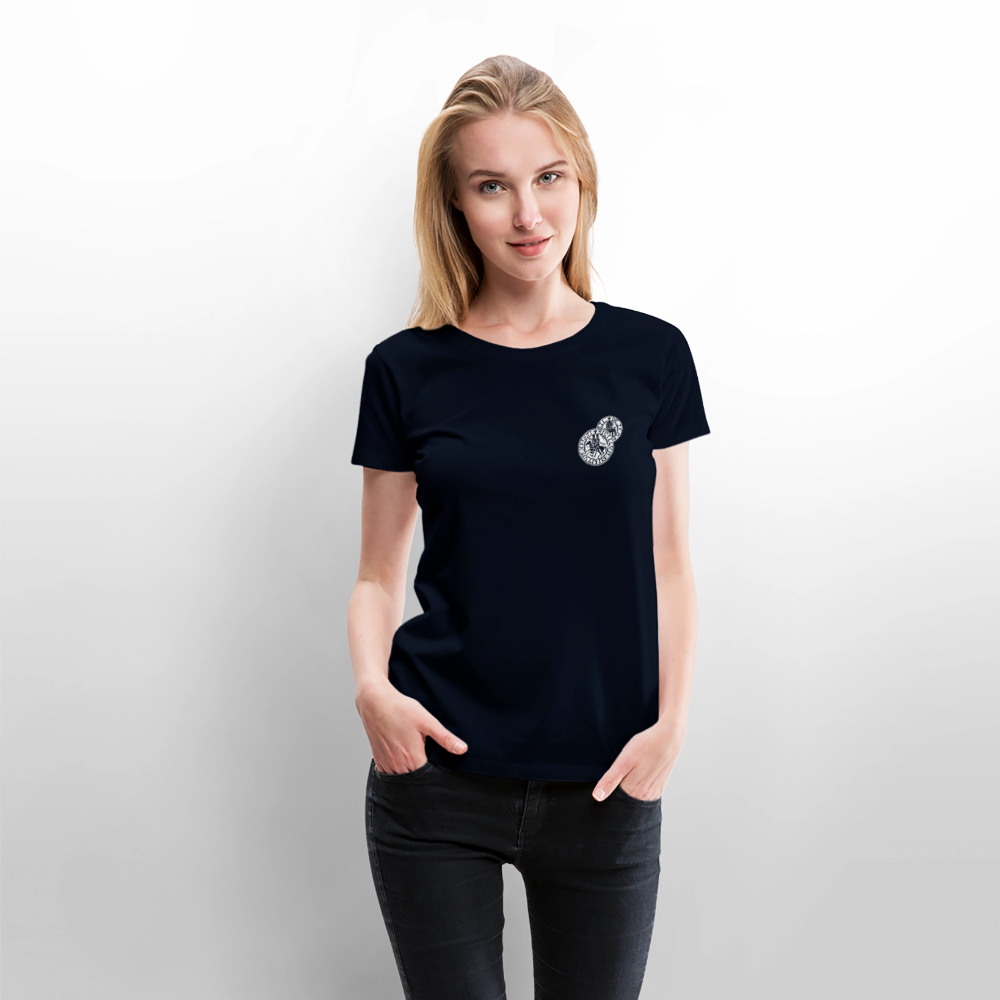 NEUES PROD Bio-Shirt Damen Templer Siegel - Navy