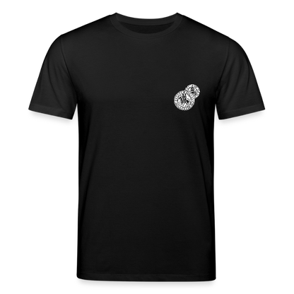 Templer Shirt | Siegel des Templerordens "Zwei Reiter auf einem Pferd" | dunkel | Bio-Shirt - Schwarz
