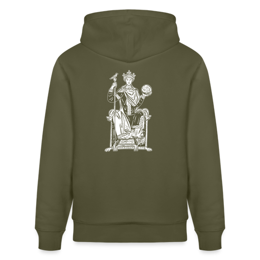 Mittelalterliche Quelle Kaiser Otto III I Bio-Hoodie - Khaki Grün