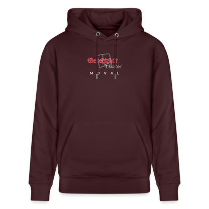 Geschichtsfenster Mittelalter Hoodie | Heiliger Georg Bio Hoodie - Maroon