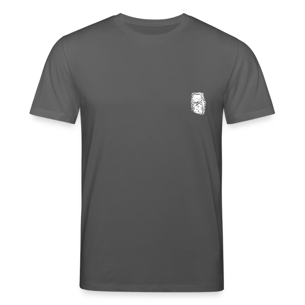 Mittelalterlicher Helm T-Shirt I "Dargen" I Hochmittelalter I dunkel I Bio-Shirt - Anthrazit