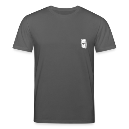 Mittelalterlicher Helm T-Shirt I "Dargen" I Hochmittelalter I dunkel I Bio-Shirt - Anthrazit