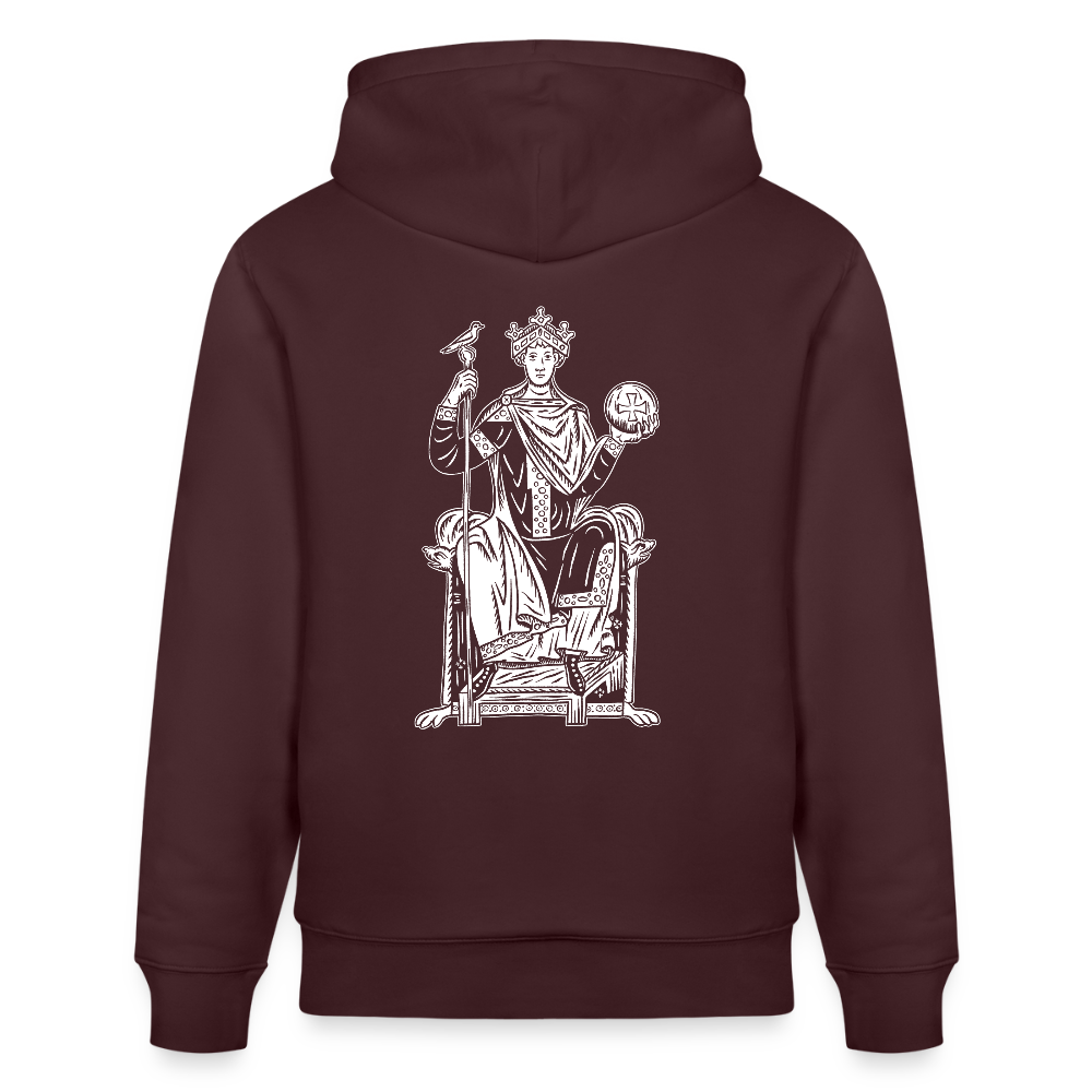 Mittelalterliche Quelle Kaiser Otto III I Bio-Hoodie - Maroon