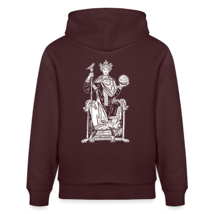 Mittelalterliche Quelle Kaiser Otto III I Bio-Hoodie - Maroon