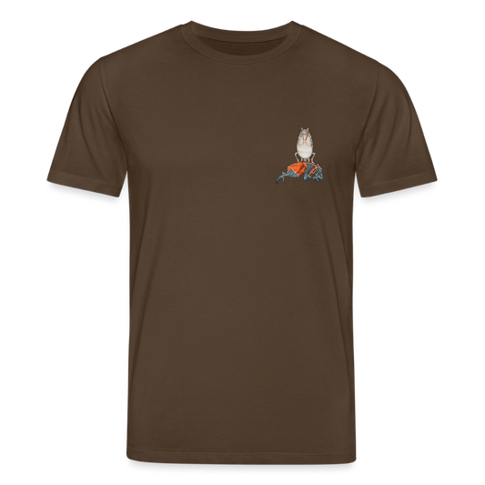 Mittelalterliche Tiere T-Shirt I "Falscher Reiter" I dunkel I Bio-Shirt - Dunkelbraun