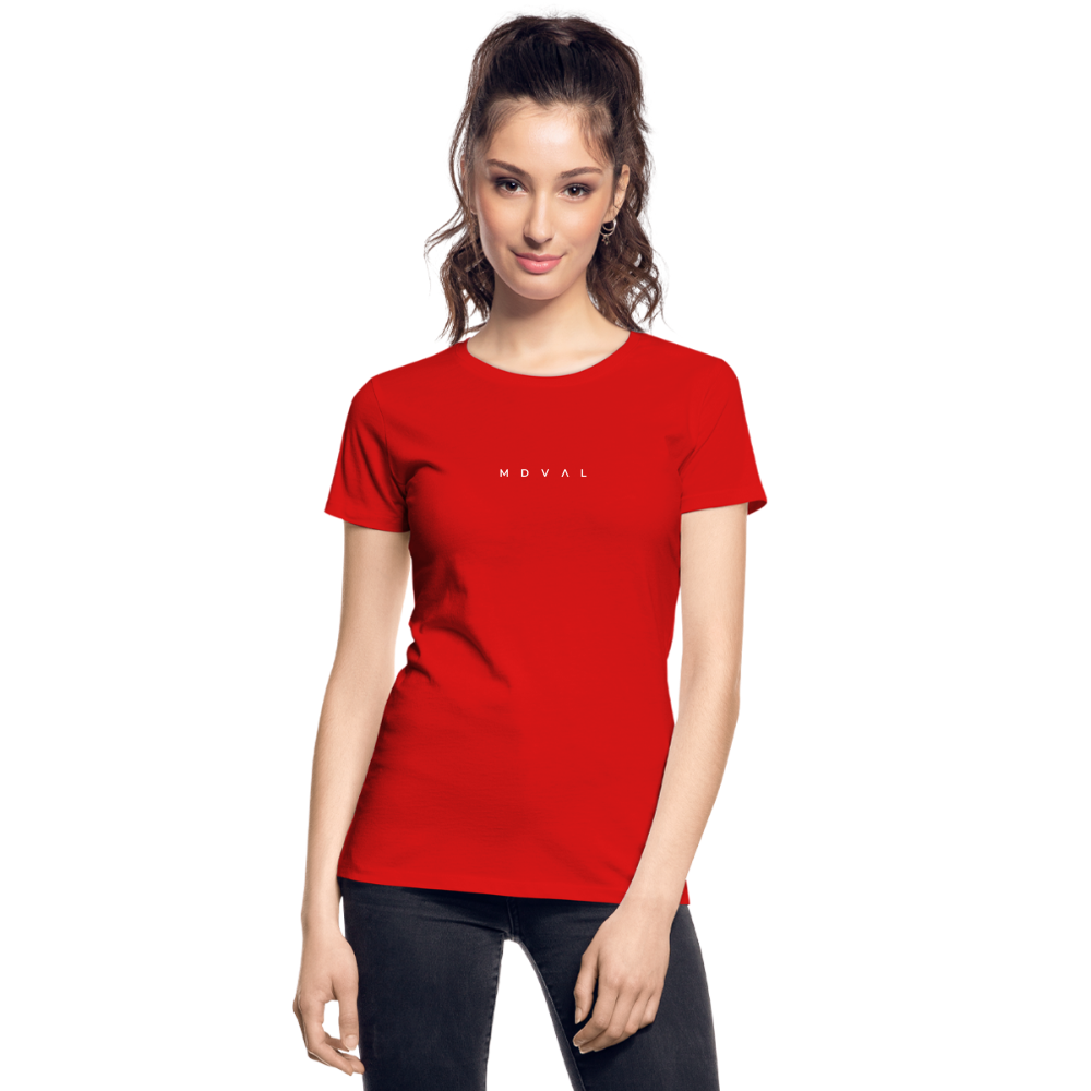 Mittelalter Shirt MDVAL Logo I tight fit I Damen - Rot