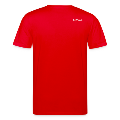 Mittelalterlicher Helm T-Shirt I "Schaller" I Spätmittelalter I dunkel I Bio-Shirt - Rot
