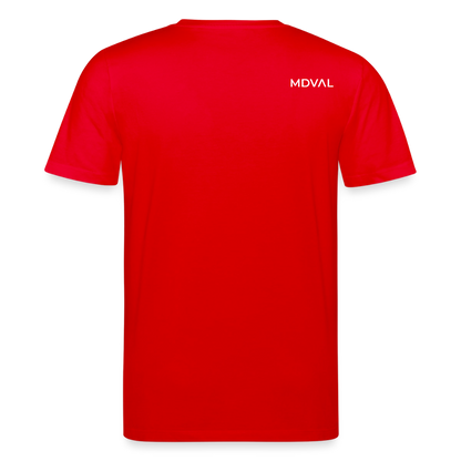 Mittelalterliches Schwert T-Shirt I "langes swertt" I Spätmittelalter I dunkel I Bio-Shirt - Rot