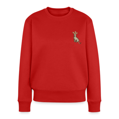 Mittelalter Tiere Pullover I Königskatze - Rot