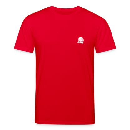 Mittelalterlicher Helm T-Shirt I "Schaller" I Spätmittelalter I dunkel I Bio-Shirt - Rot