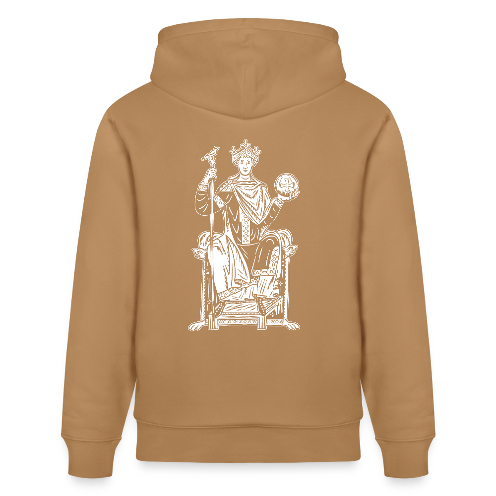 Mittelalterliche Quelle Kaiser Otto III I Bio-Hoodie - Karamell 
