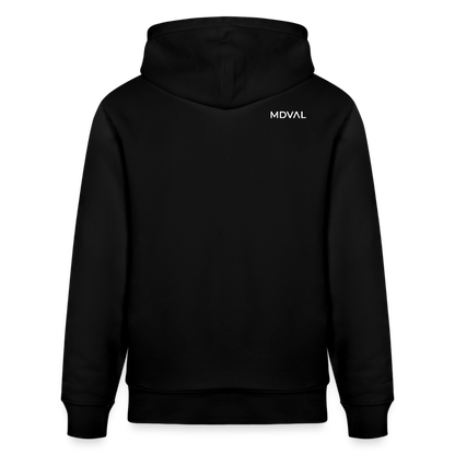 Mittelalterlicher Codex I Walther von der Vogel I front I Bio-Hoodie - Schwarz