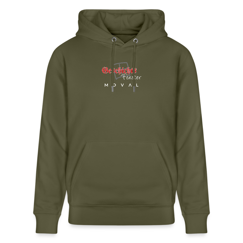 Geschichtsfenster Mittelalter Hoodie | Heiliger Georg Bio Hoodie - Khaki Grün