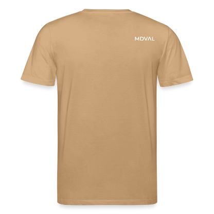 Mittelalterliches Schwert T-Shirt I "swertelin" I Hochmittelalter I dunkel I Bio-Shirt - Karamell 