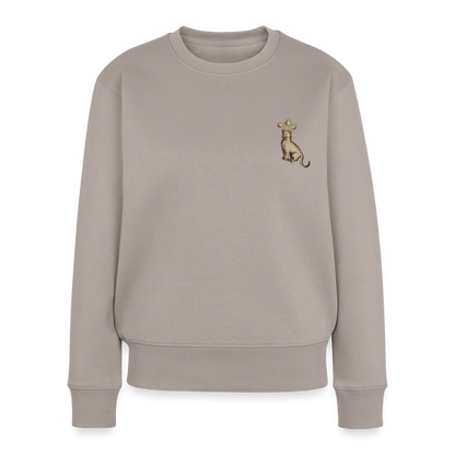 Mittelalter Tiere Pullover I Königskatze - Taupe