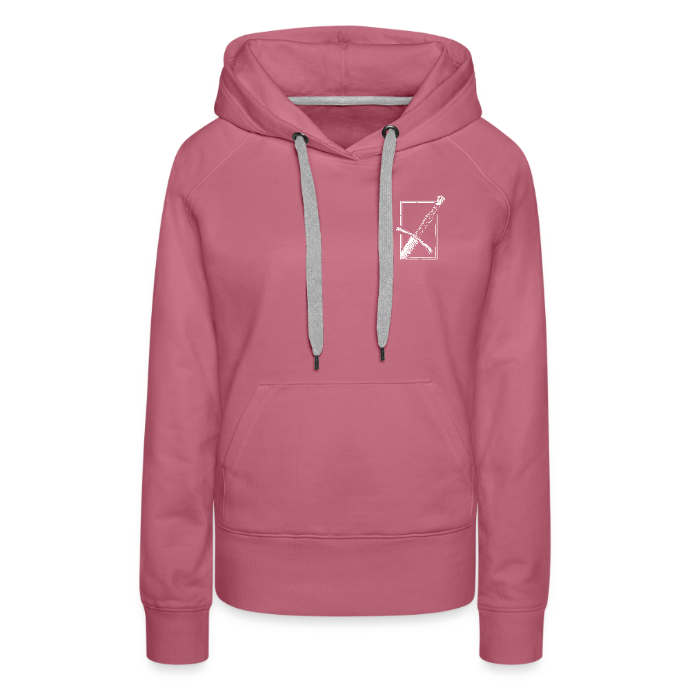 NEUES PROD FRAUEN HOODIE Langes Swertt - Malve