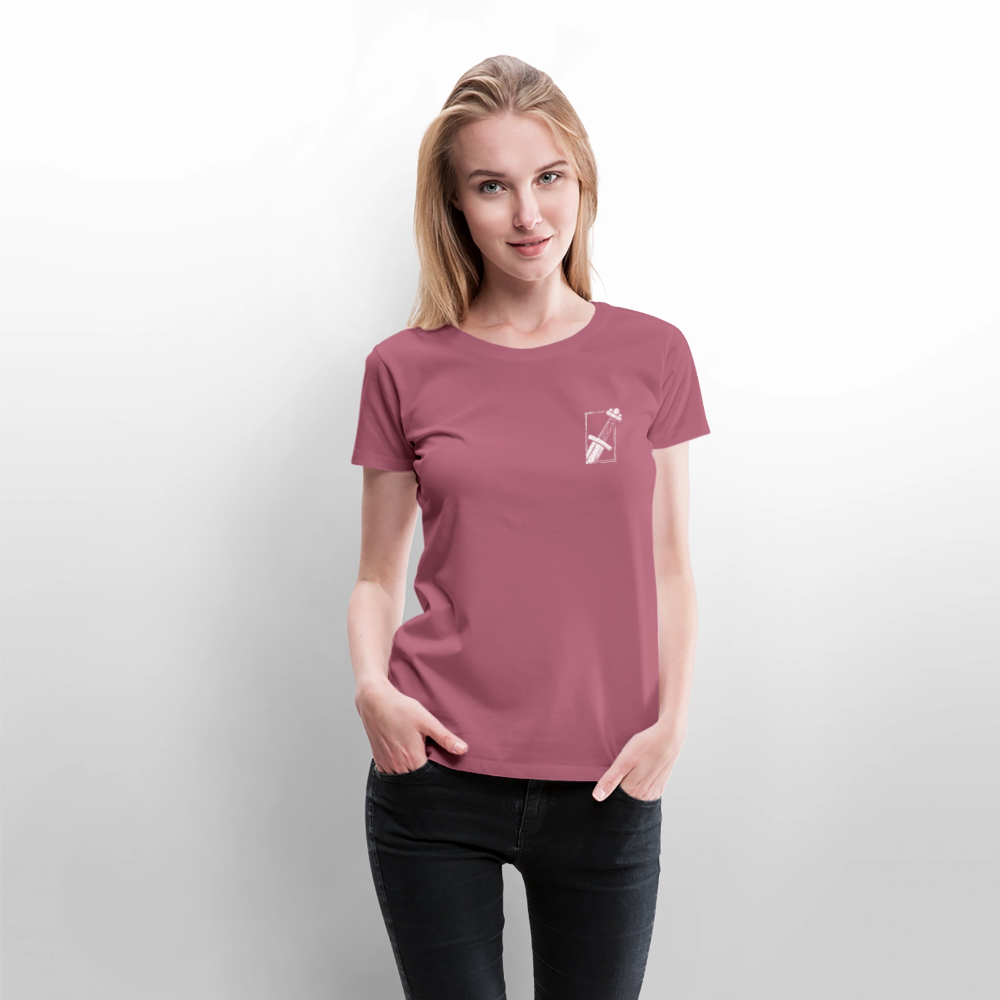 NEUES PROD Bio-Shirt Damen Gueðesweord - Mauve