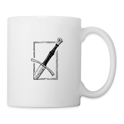 Schwert Spätmittelalter Tasse Mittelalter - Weiß