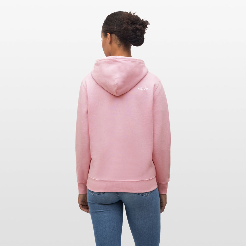 Mittelalterlicher Codex I Kaiser Otto III I front I Bio-Hoodie - Hellrosa