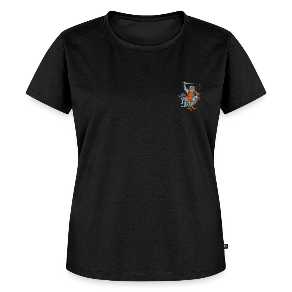 Mittelalterliche Tiere Shirt | Kampfhühnchen - Schwarz