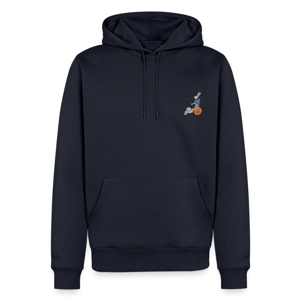 NEUES PROD Männer Premium Hoodie Tjostender Hase - Navy