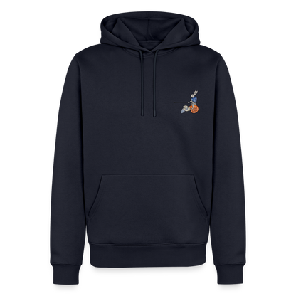 NEUES PROD Männer Premium Hoodie Tjostender Hase - Navy