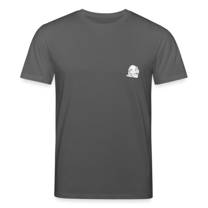 Mittelalterlicher Helm T-Shirt I "Schaller" I Spätmittelalter I dunkel I Bio-Shirt - Anthrazit