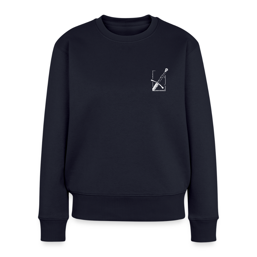 Mittelalter Schwert Pullover I "langes swertt" - Navy