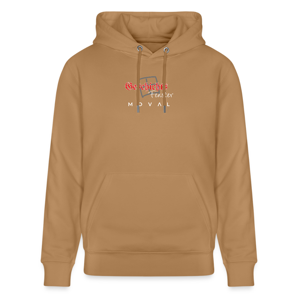 Geschichtsfenster Mittelalter Hoodie | Heiliger Georg Bio Hoodie - Karamell 