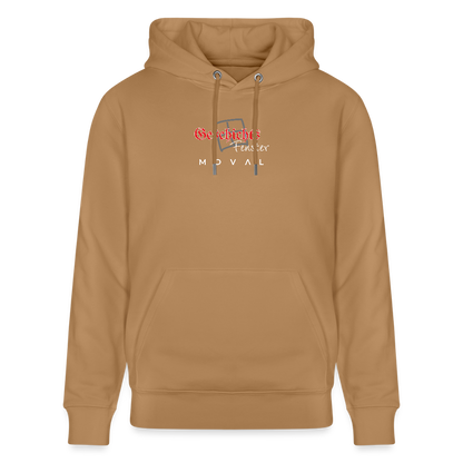Geschichtsfenster Mittelalter Hoodie | Heiliger Georg Bio Hoodie - Karamell 