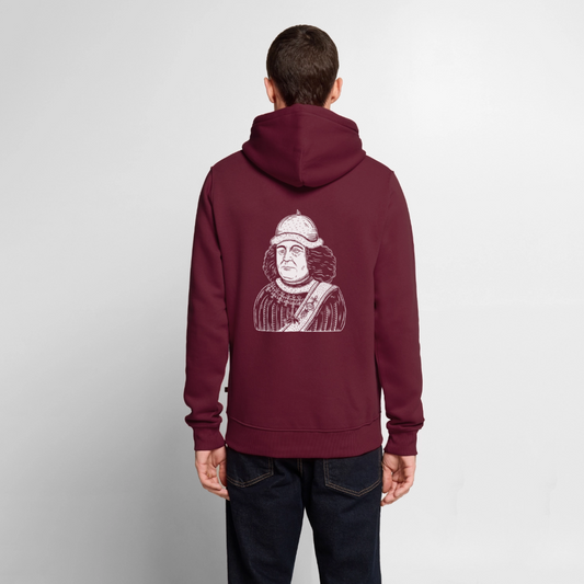 NEUES PROD Männer Premium Hoodie Oswald von Wolkenstein - Burgunderrot