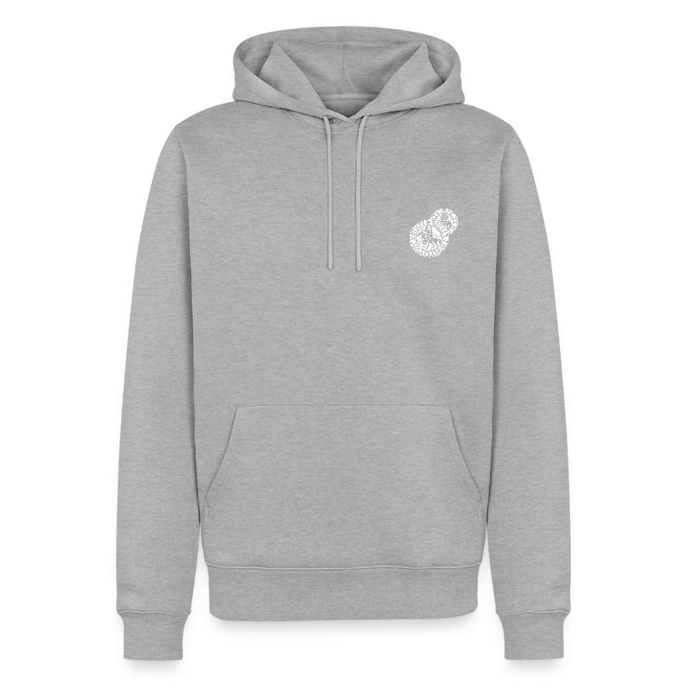 NEUES PROD Männer Premium Hoodie Templersiegel - Grau meliert