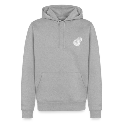 NEUES PROD Männer Premium Hoodie Templersiegel - Grau meliert